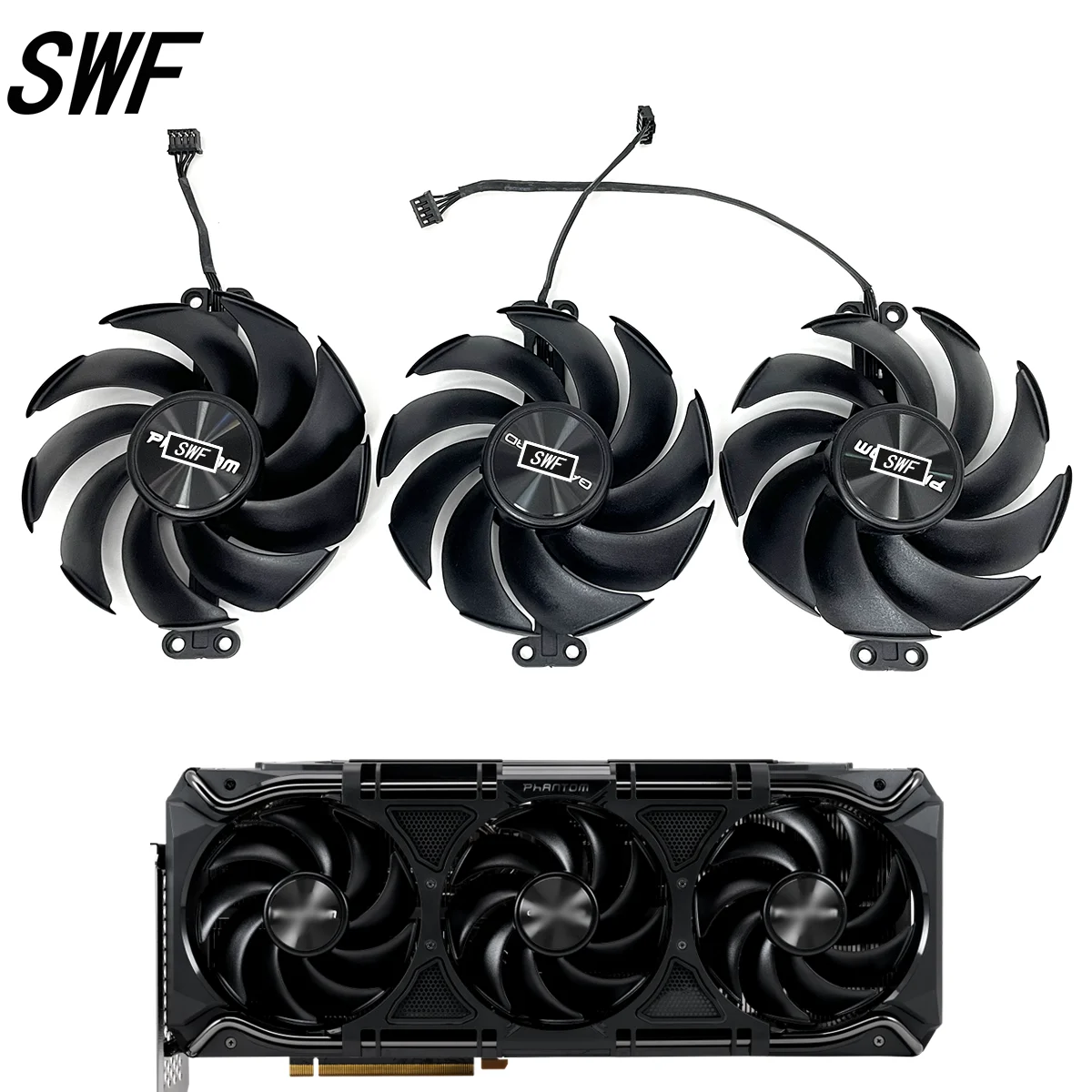 90mm TH9520B2H-PCB01 Cooling Fan for Gainward RTX 4070 Ti 4080 4090 Phantom Phoenix Panther GS Graphics Card Cooler Fan
90mm TH9520B2H-PCB01 Cooling Fan for Gainward RTX 4070 Ti 4080 4090 Phantom Phoenix Panther GS Graphics Card Cooler Fan