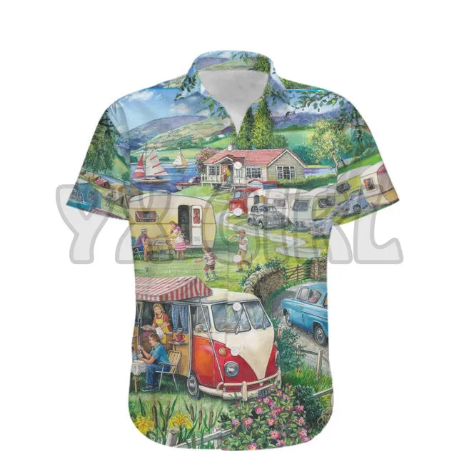 Summer Shirts Camping Art 3D All Over Printed Hawaiian Shirt Men's For Women's Harajuku Casual Shirt Unisex
Summer Shirts Camping Art 3D All Over Printed Hawaiian Shirt Men's For Women's Harajuku Casual Shirt Unisex