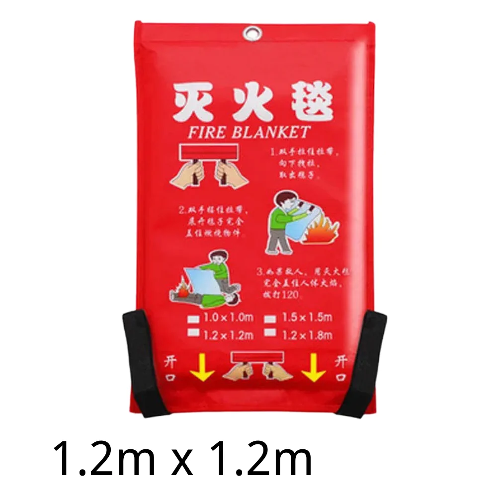 1.2m x 1.2m fire blanket for home /car/ kitchen/ factory Fiberglass Fire Flame Retardant Emergency Survival Fire Shelter Safety
1.2m x 1.2m fire blanket for home /car/ kitchen/ factory Fiberglass Fire Flame Retardant Emergency Survival Fire Shelter Safety