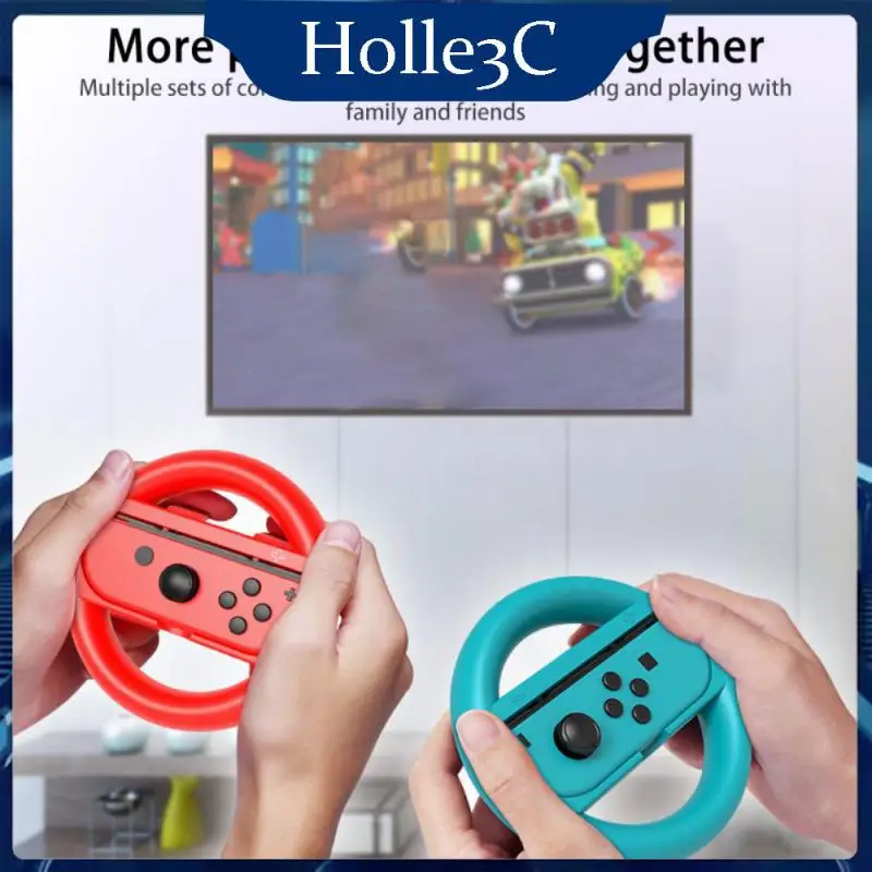 

High Quality Steer Wheel Holder Easy Red Steering Wheel Controller Lightweight Safe Controller Gamepad Hand Grip Cmpact Blue Abs