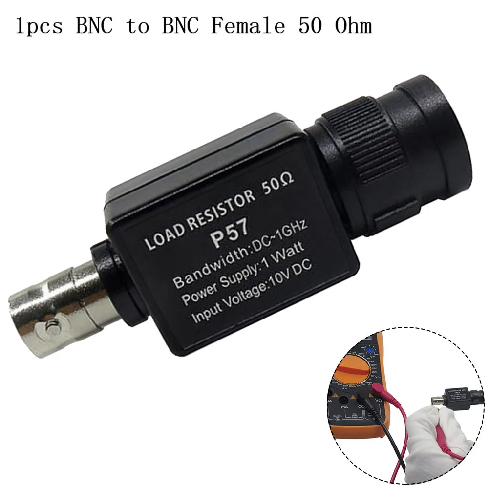 1PCS P57 BNC To BNC Female 50ky Female Terminal Socket 50KY 50 Ohm Matcher Q9 Adapter 10v Dc 1 Watt For Electrical Testing
1PCS P57 BNC To BNC Female 50ky Female Terminal Socket 50KY 50 Ohm Matcher Q9 Adapter 10v Dc 1 Watt For Electrical Testing