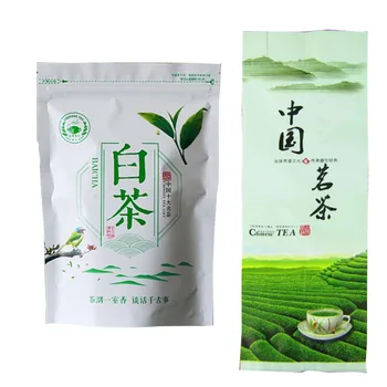 Premium 200g Chinese FuDing White Tea Set Vacuum Plastic Bags 100g Anji White Tea Bags Compression No Packing Bag