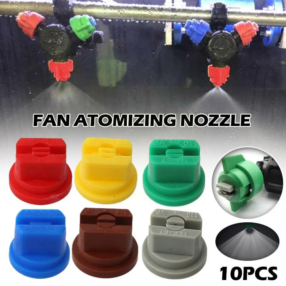10pcs Fan-Shaped Knapsack Sprayer Nozzle Agriculture Misting Atomization Accessories Fruit Garden Sprinkler Tools Sprayers P1F5
10pcs Fan-Shaped Knapsack Sprayer Nozzle Agriculture Misting Atomization Accessories Fruit Garden Sprinkler Tools Sprayers P1F5