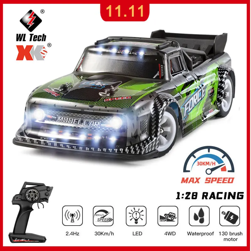 WLtoys 284131 RC Car 2.4G 1/28 Remote Control 4WD Off-Road Racing Car 30KM/H High Speed Drift Toys for Children Gifts
WLtoys 284131 RC Car 2.4G 1/28 Remote Control 4WD Off-Road Racing Car 30KM/H High Speed Drift Toys for Children Gifts
