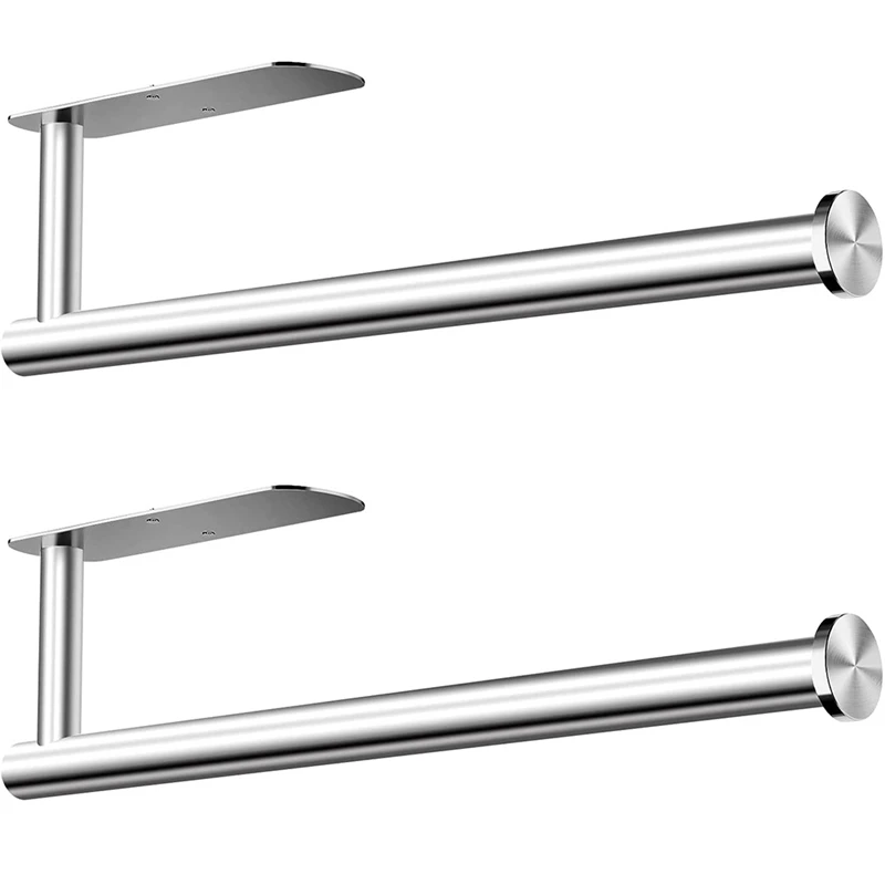 2X Paper Towel Holder- Self Adhesive Or Drilling Und Er Cabinet Sticky Paper Towel Holder Wall Mount
2X Paper Towel Holder- Self Adhesive Or Drilling Und Er Cabinet Sticky Paper Towel Holder Wall Mount