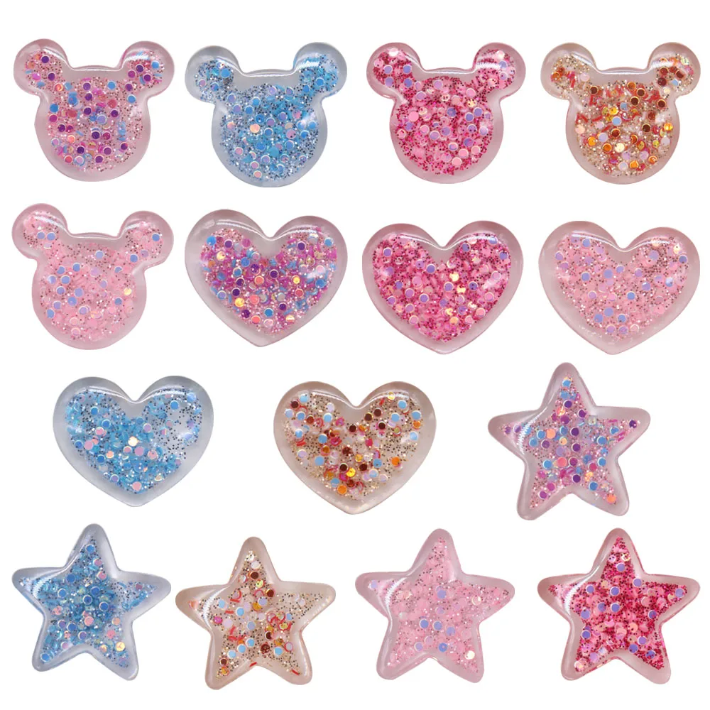 1Pcs Colorful Shining Shiny Heart Star Resin Shoes Charms Shoe Decorations Accessories DIY Wristbands Croc Jibz Kids Party Gift
1Pcs Colorful Shining Shiny Heart Star Resin Shoes Charms Shoe Decorations Accessories DIY Wristbands Croc Jibz Kids Party Gift