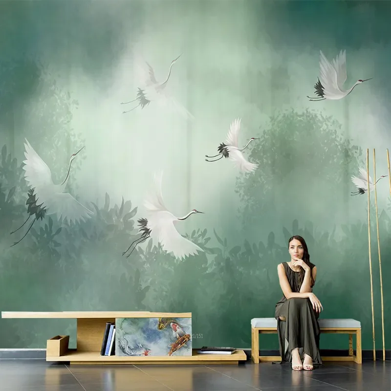 NEW Custom 3d wallpaper mural crane forest artistic conception high-end bedroom living room background wall papel de pared
NEW Custom 3d wallpaper mural crane forest artistic conception high-end bedroom living room background wall papel de pared