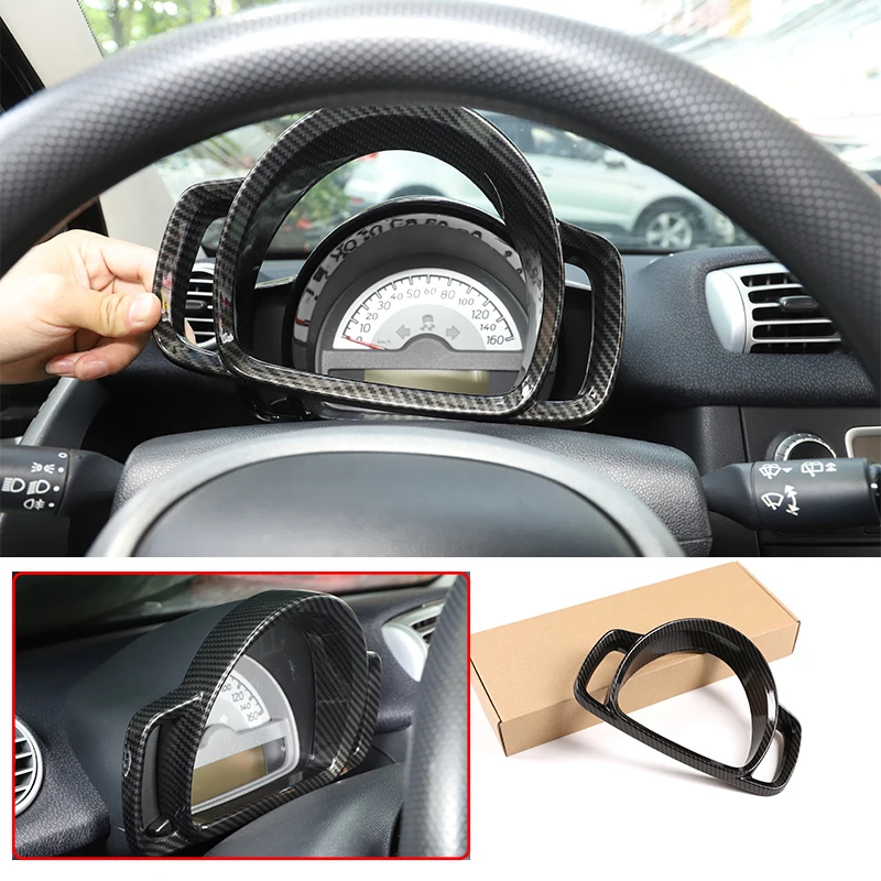 ABS Carbon Fiber Style Car Interior Display Dashboard Tachometer Trim Frame Cover for Mercedes Smart 2009-2015 Auto Accessories
ABS Carbon Fiber Style Car Interior Display Dashboard Tachometer Trim Frame Cover for Mercedes Smart 2009-2015 Auto Accessories