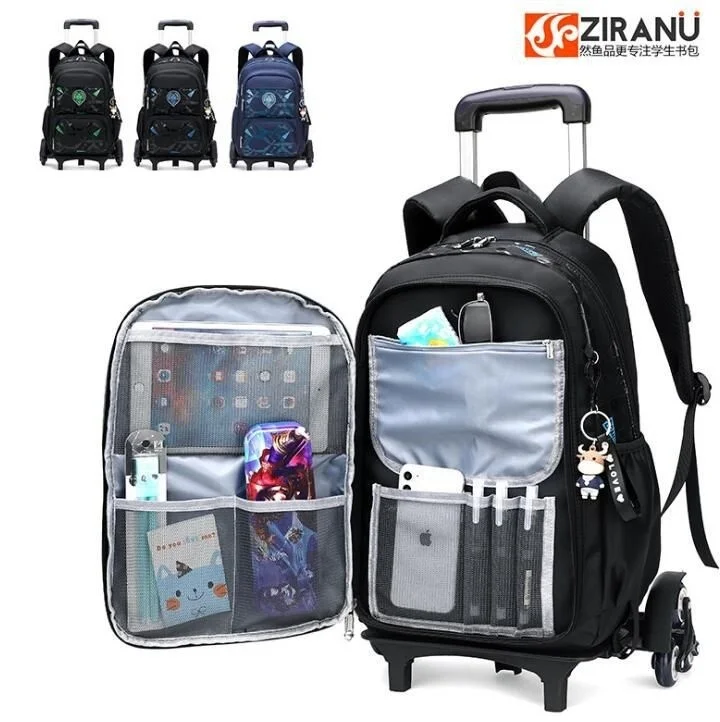 School backpack bag with wheels School Rolling Bags Student wheeled Backpacks for boys Children School Trolley Bag On wheels
School backpack bag with wheels School Rolling Bags Student wheeled Backpacks for boys Children School Trolley Bag On wheels