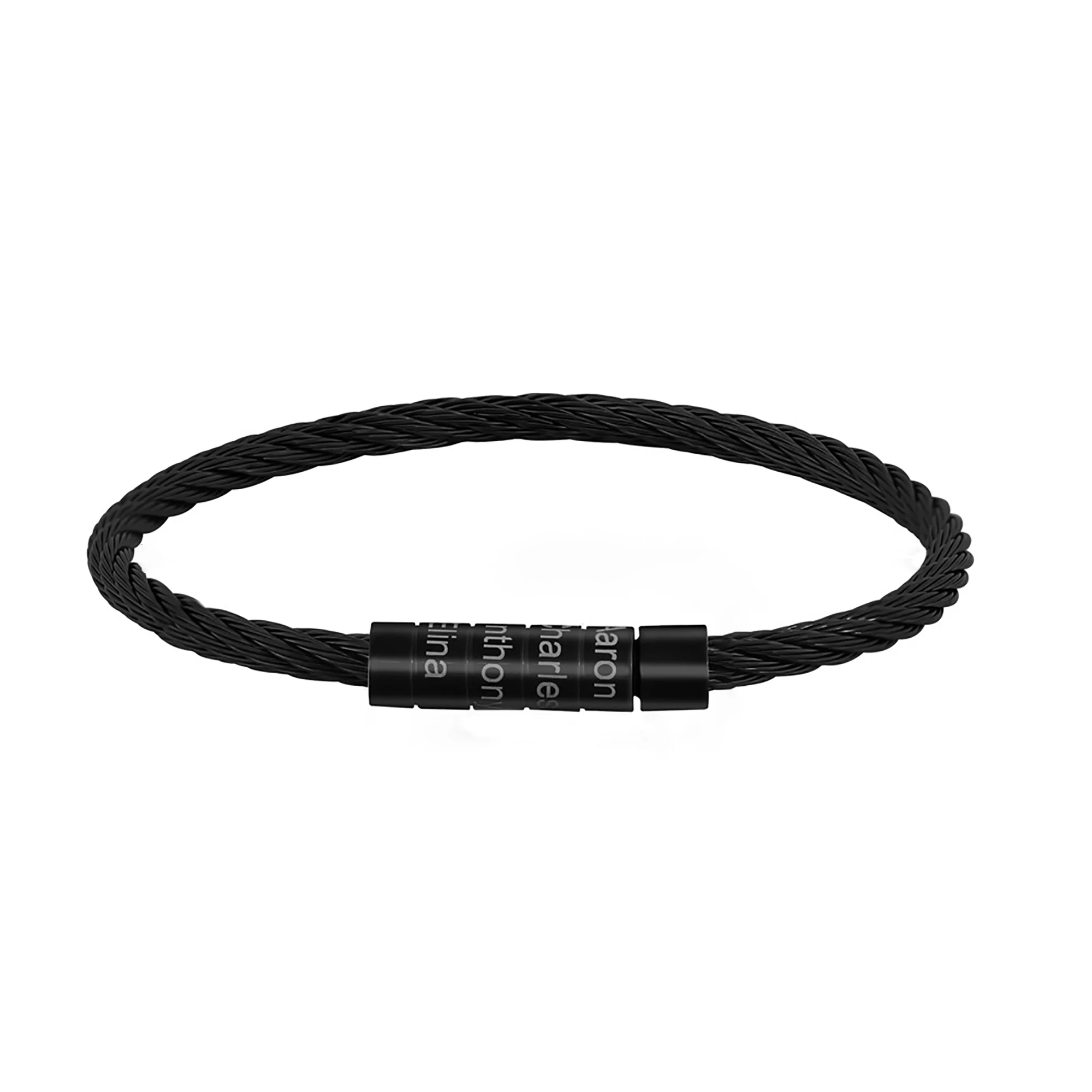 Bead Bracelet Customizable Name Waterproof Bracelet Custom Men's Carved Bracelet Personality Men's Sailing Rope Bracelet
Bead Bracelet Customizable Name Waterproof Bracelet Custom Men's Carved Bracelet Personality Men's Sailing Rope Bracelet