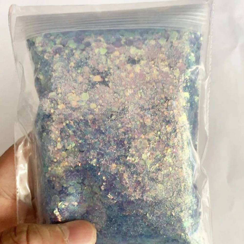 50g/Bag Chunky Nail Art Glitter Powders Ultra-Thin Mixed Hexagon Sequins Shape Sparkly Flakes Slices DIY Manicure Decoration#M1
50g/Bag Chunky Nail Art Glitter Powders Ultra-Thin Mixed Hexagon Sequins Shape Sparkly Flakes Slices DIY Manicure Decoration#M1
