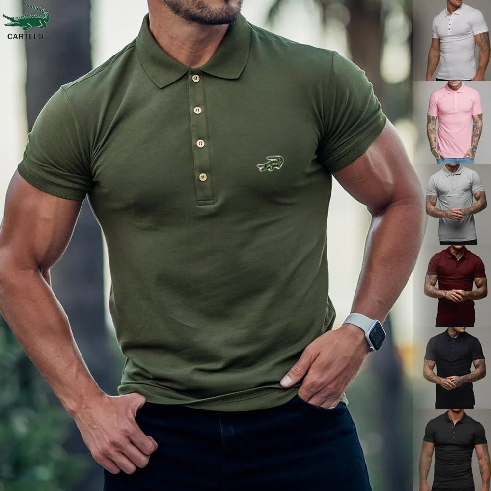 New Men's Slim Solid Color Stand -up Collar Men's Casual Cotton Blend POLO Shirt Short -sleeved Youth Men's Clothing Cartelo
New Men's Slim Solid Color Stand -up Collar Men's Casual Cotton Blend POLO Shirt Short -sleeved Youth Men's Clothing Cartelo