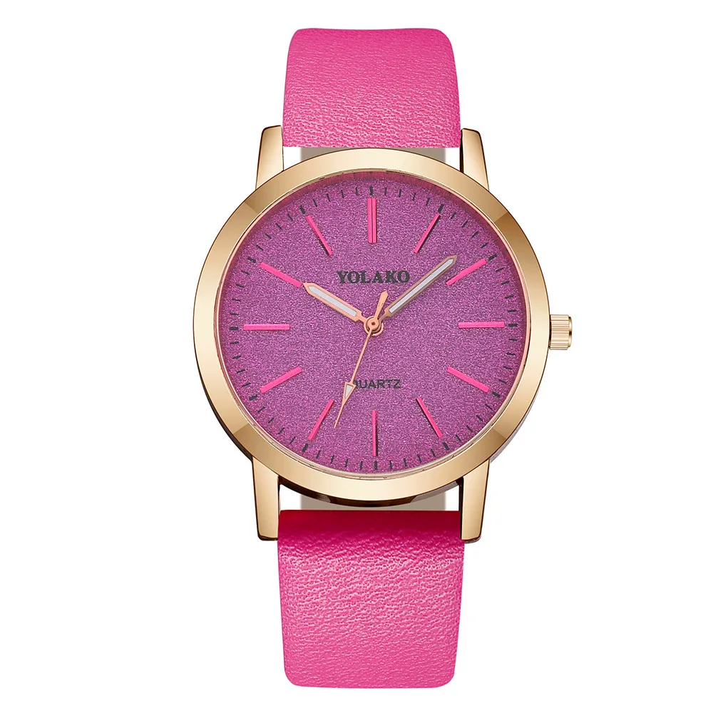 

Yolako 2022 Женские повседневные кварцевые часы с кожаным ремешком звездное небо аналоговые женские часы на запястье Reloj Mujer Relogio