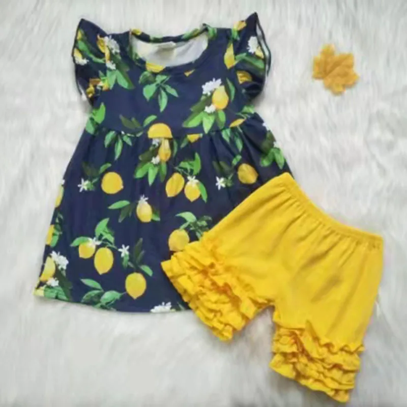 cotton kids summer clothing girl flutter sleeve t shirt and yellow shorts children outfit set children kids clothing set
cotton kids summer clothing girl flutter sleeve t shirt and yellow shorts children outfit set children kids clothing set
