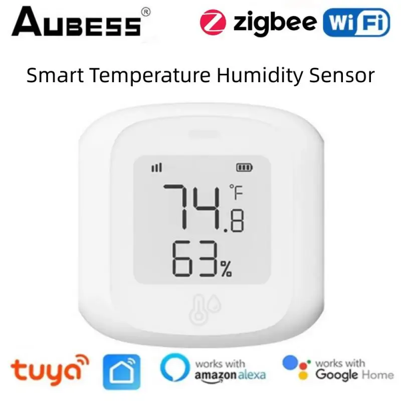 Tuya WiFi Smart Temperature Humidity Sensor Smart Home Smart Life Real-time Sensing Smart Linkage Vias Alexa Google Home
Tuya WiFi Smart Temperature Humidity Sensor Smart Home Smart Life Real-time Sensing Smart Linkage Vias Alexa Google Home