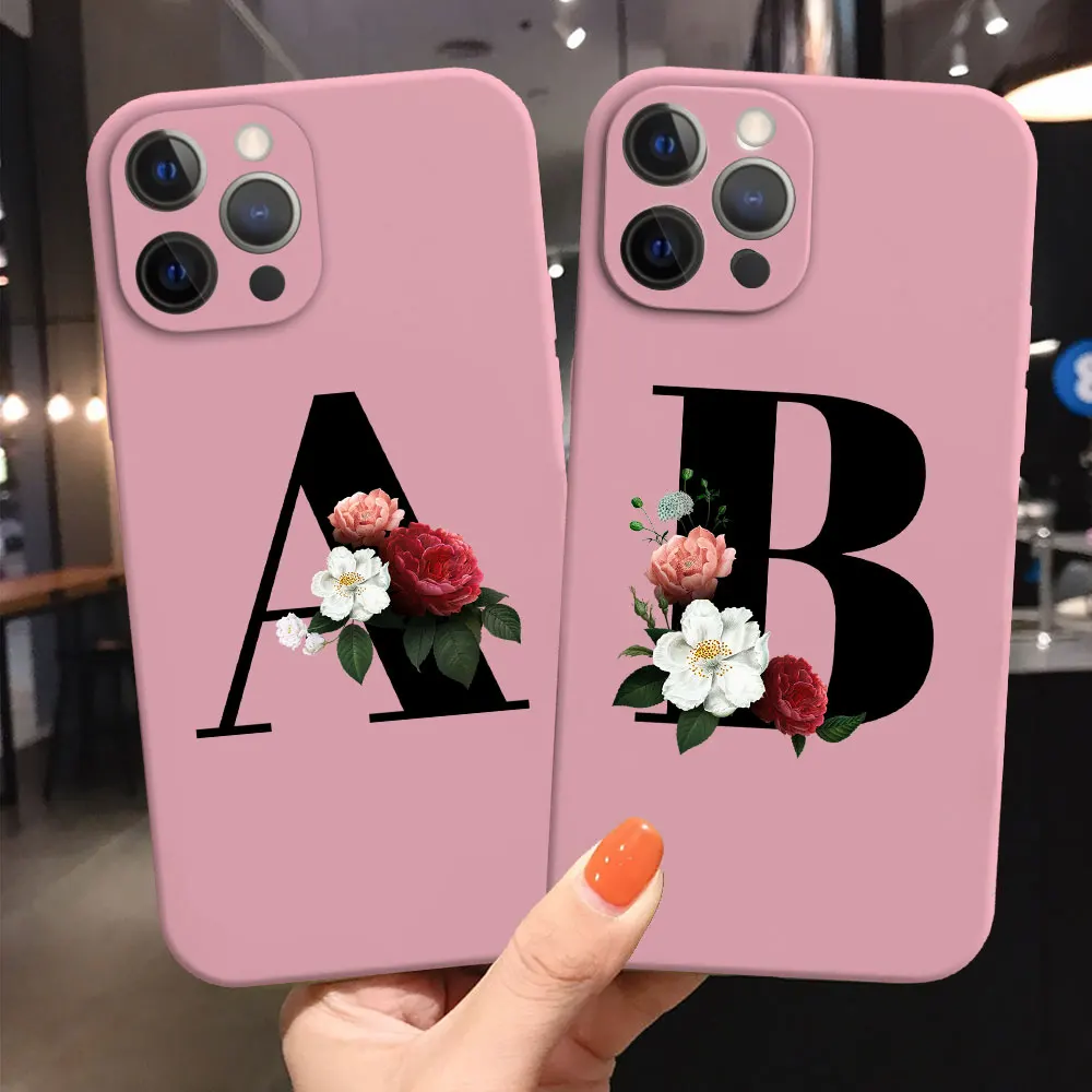 DIY Custom Surname letter A B Fashion Phone Case For 11 Pro Max 11 Pro 7 8 Plus 6 6s SE 2020 XS Max X XR Luxury pink soft Cover
DIY Custom Surname letter A B Fashion Phone Case For 11 Pro Max 11 Pro 7 8 Plus 6 6s SE 2020 XS Max X XR Luxury pink soft Cover