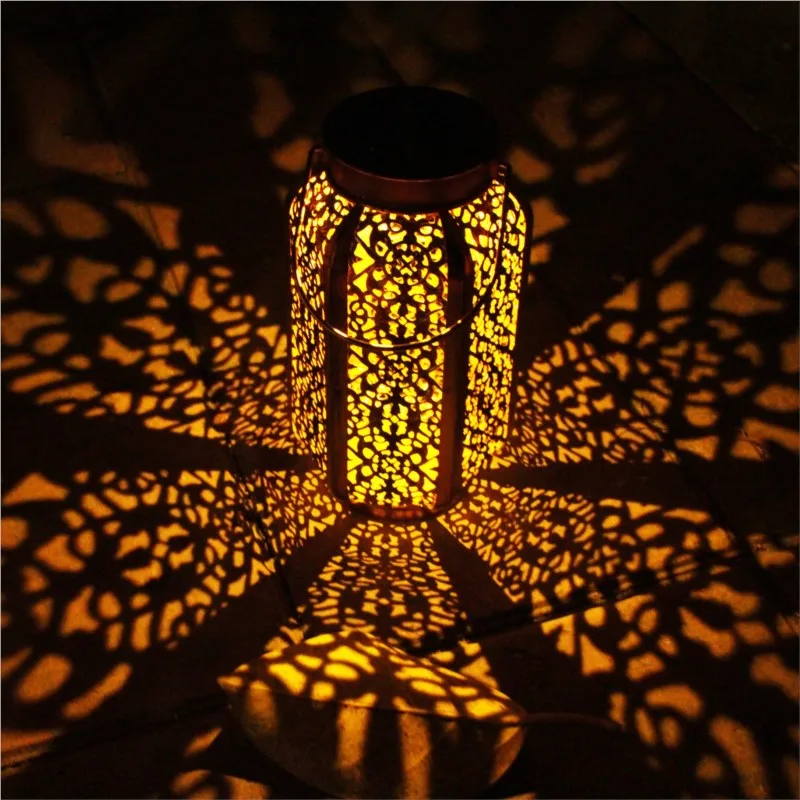 Solar lights outdoor garden decoration iron hollow projection landscape lights garden courtyard hexagonal lanterns
Solar lights outdoor garden decoration iron hollow projection landscape lights garden courtyard hexagonal lanterns