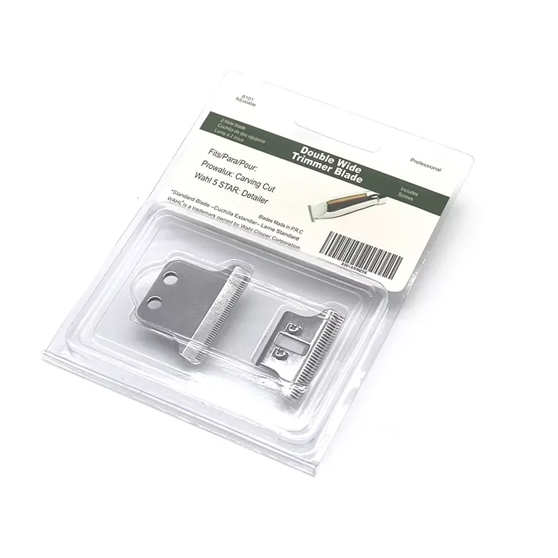 Professional 2-Hole double wide trimmer replacement blade 8101(38mm) 8101 , For wahl 5 Star Wide detailer - without Oil
Professional 2-Hole double wide trimmer replacement blade 8101(38mm) 8101 , For wahl 5 Star Wide detailer - without Oil