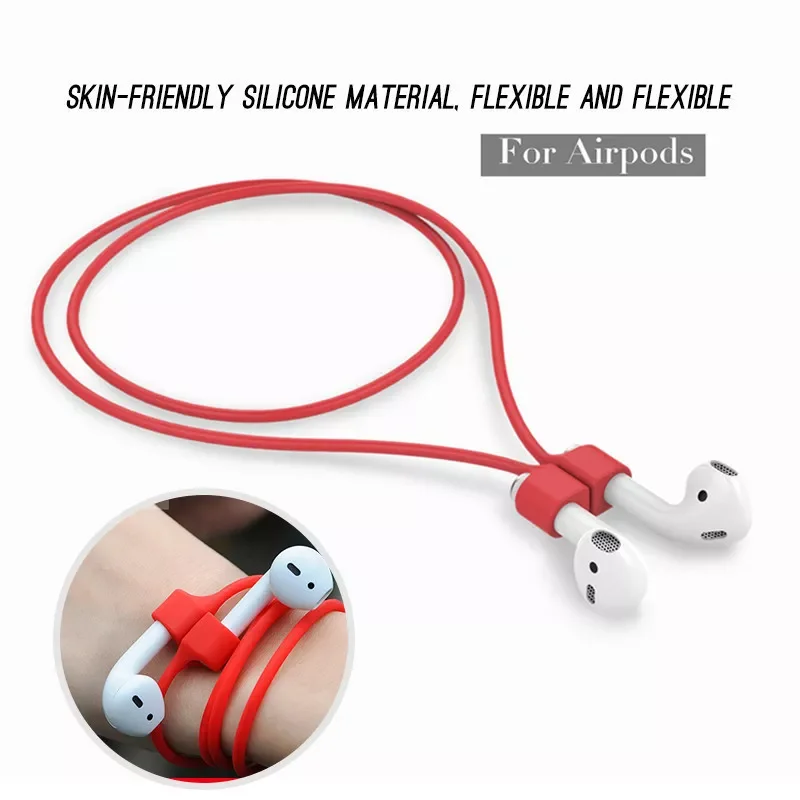Hot Sales for AirPods Silicone Anti-lost Neck Strap Wireless Earphone String Rope Headphone Cord Earphone Accessories
Hot Sales for AirPods Silicone Anti-lost Neck Strap Wireless Earphone String Rope Headphone Cord Earphone Accessories