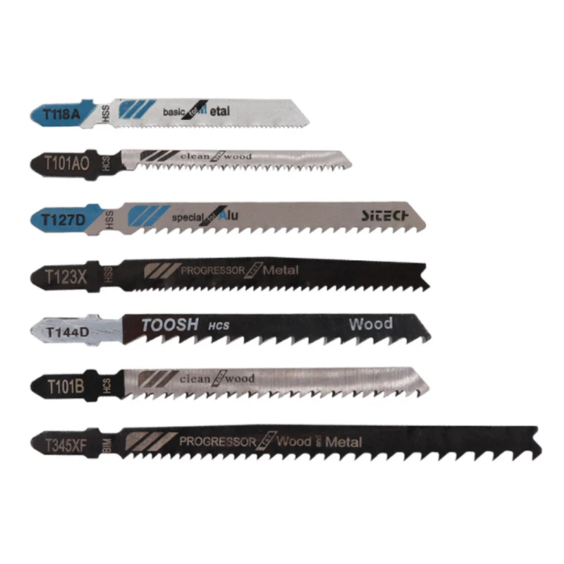 80Pcs Jig Saw Blade Set Metal Wood Cutting Dics Assorted Blades Woodworking T144D/T244D/T118A/T111C/T101AO Power Tool Saw Blade
80Pcs Jig Saw Blade Set Metal Wood Cutting Dics Assorted Blades Woodworking T144D/T244D/T118A/T111C/T101AO Power Tool Saw Blade