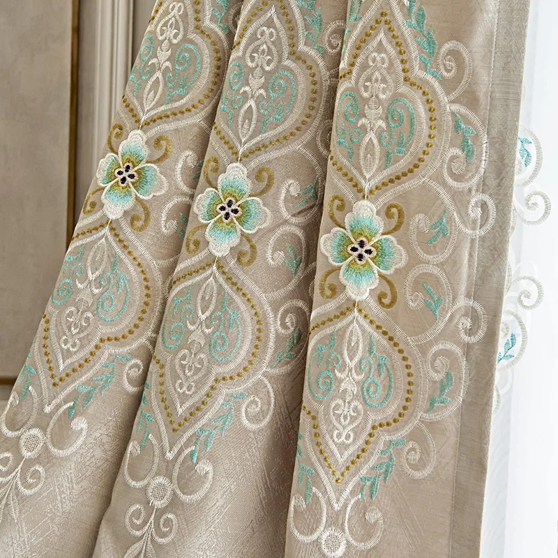 New Curtains for Living Dining Room Bedroom Modern European Style Simple Embroidery Light Luxury High-end Window Curtain Decor
New Curtains for Living Dining Room Bedroom Modern European Style Simple Embroidery Light Luxury High-end Window Curtain Decor