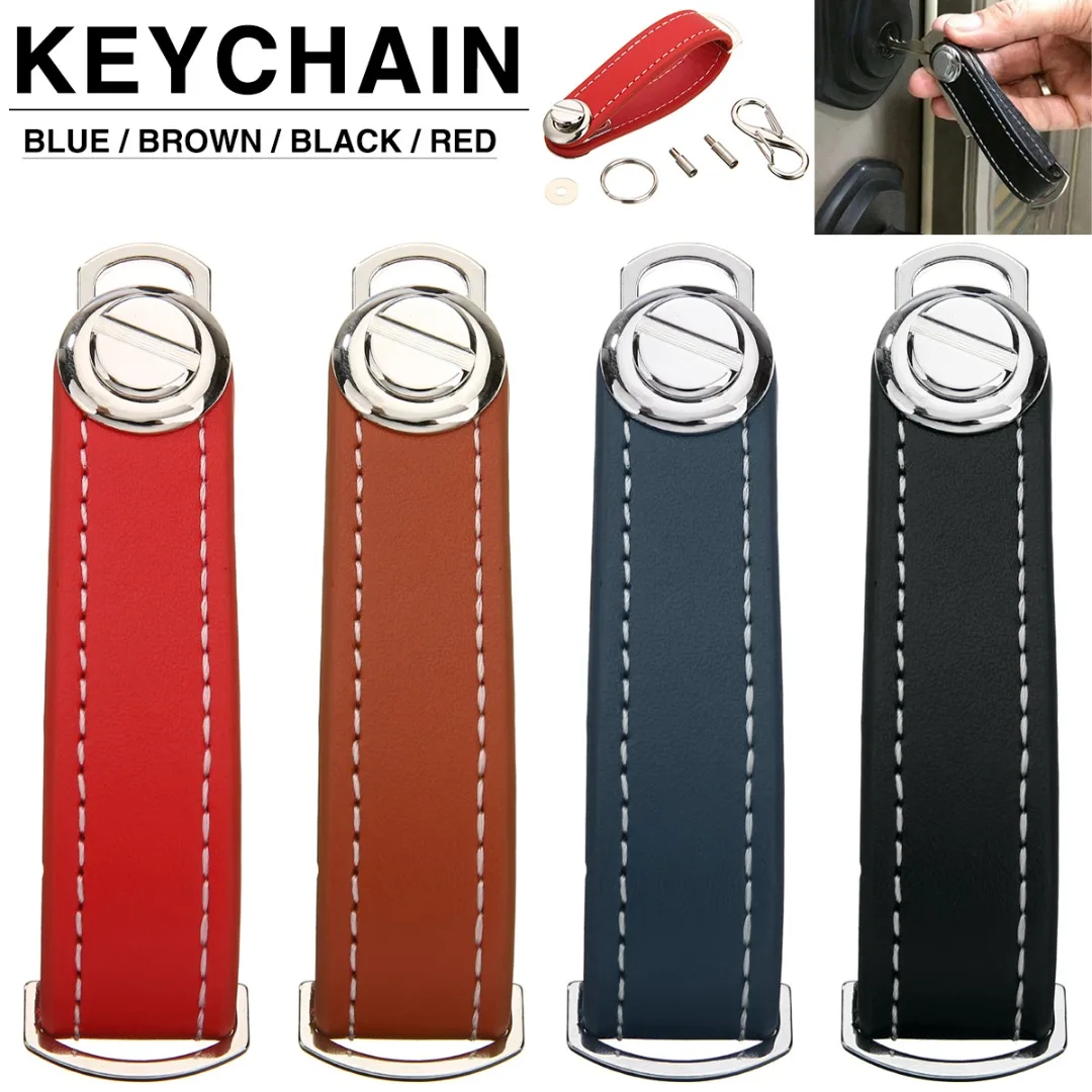 Mayitr 1pc Car Keychain Blue / Brown / Black / Red Optional Automobile Key Holder Durable Auto Keys Ring Accessories
Mayitr 1pc Car Keychain Blue / Brown / Black / Red Optional Automobile Key Holder Durable Auto Keys Ring Accessories