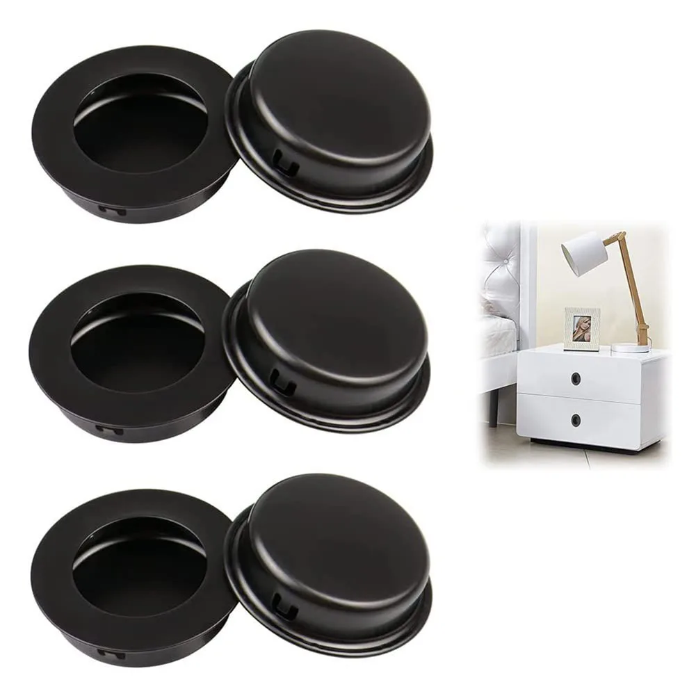 6PCS Inset Sliding Door Handle Stainless Steel Round Hole Invisible Recessed Flush Pocket Door Cabinet Pull Furniture Hardware
6PCS Inset Sliding Door Handle Stainless Steel Round Hole Invisible Recessed Flush Pocket Door Cabinet Pull Furniture Hardware
