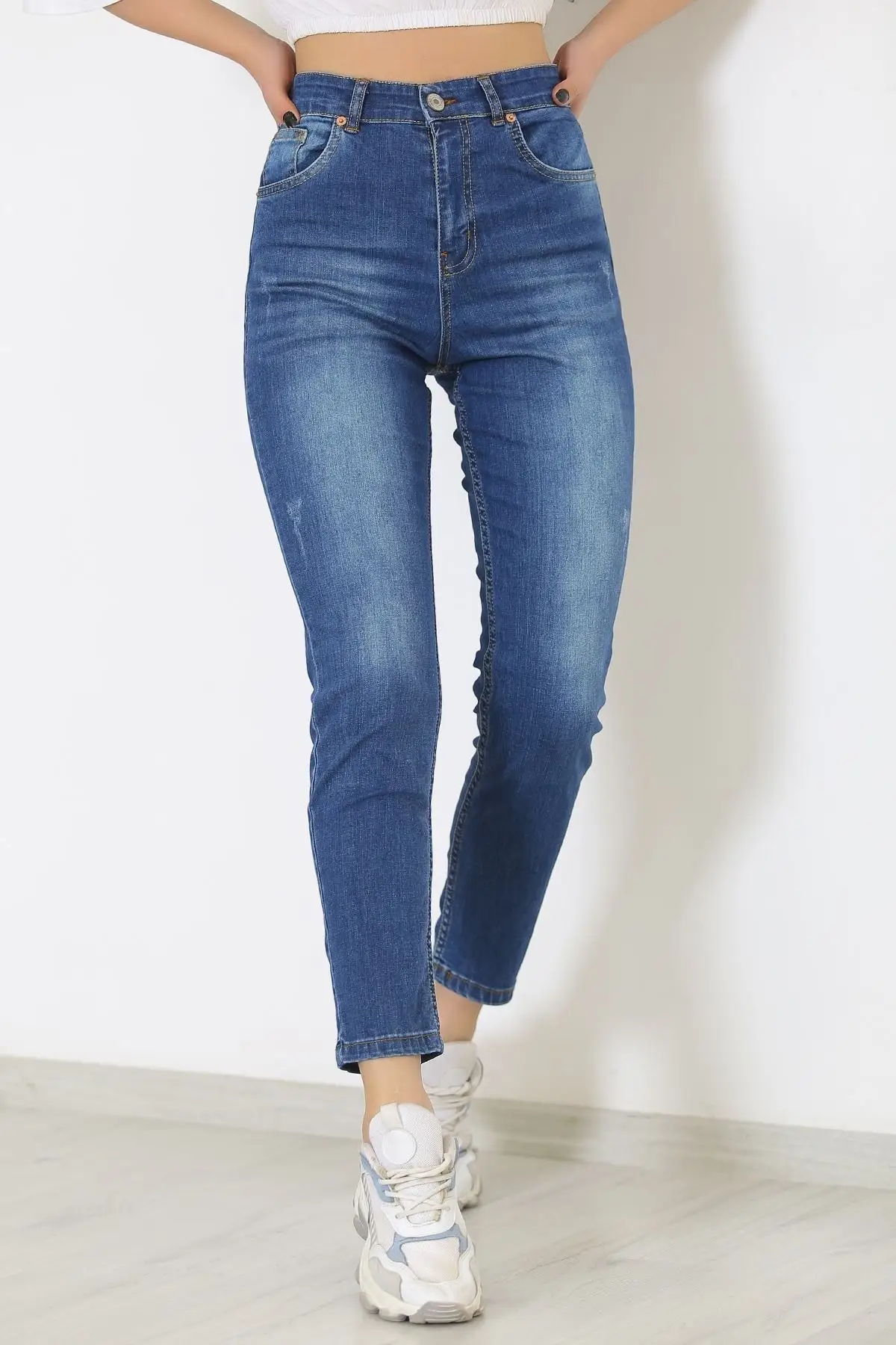 Women's Jean Nail Boyfriend Blue Full Length Straight Pant Streetwear Female Buttons Zipper Ladies
Women's Jean Nail Boyfriend Blue Full Length Straight Pant Streetwear Female Buttons Zipper Ladies