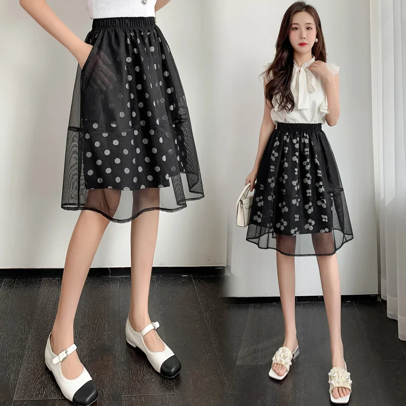 COIGARSAM Women Short Skirt Summer Print Polka Dot High Waist Wave Point A Clover Flower Skirts Dropshipping
COIGARSAM Women Short Skirt Summer Print Polka Dot High Waist Wave Point A Clover Flower Skirts Dropshipping
