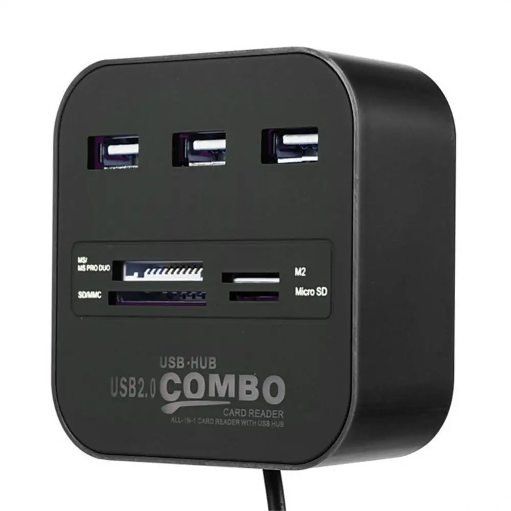 High Speed Usb Micro Card Reader Usb2.0 Hub Portable 480mbps Convenient Sd/tf Usb Splitter Pc Accessories
High Speed Usb Micro Card Reader Usb2.0 Hub Portable 480mbps Convenient Sd/tf Usb Splitter Pc Accessories