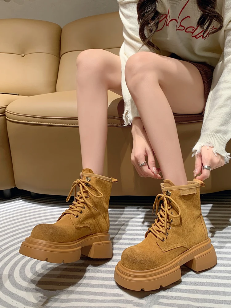 Shoes Lady Boots Boots-Women Round Toe Lace Up Luxury Designer Ankle 2023 Rubber Rock Autumn Med Fashion Lolita Lace-Up Solid Ho
Shoes Lady Boots Boots-Women Round Toe Lace Up Luxury Designer Ankle 2023 Rubber Rock Autumn Med Fashion Lolita Lace-Up Solid Ho