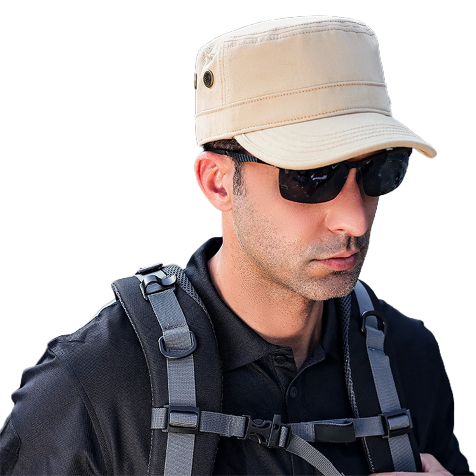 Basic Flat-top Cap 100 Washed Cotton FashionSoldier Hats Outdoor Baseball Flat Top Cap Cotton Cadet Suitable For Women And Men
Basic Flat-top Cap 100 Washed Cotton FashionSoldier Hats Outdoor Baseball Flat Top Cap Cotton Cadet Suitable For Women And Men