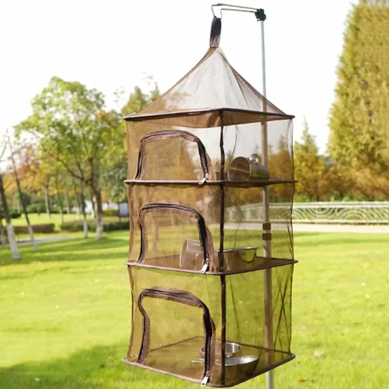 4 Layer Encrypted Netting Collapsible Mesh Outdoor Cookware Hanging Drying Dry Rack Net Food Dehydrator Storage Net Basket Bag
4 Layer Encrypted Netting Collapsible Mesh Outdoor Cookware Hanging Drying Dry Rack Net Food Dehydrator Storage Net Basket Bag