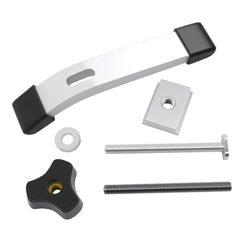 Woodworking Press Plate T Slider T Tracks Hold Down Clamp DIY Press Block Handle Chute Metal Rail Table Saw Accessories R7UA
Woodworking Press Plate T Slider T Tracks Hold Down Clamp DIY Press Block Handle Chute Metal Rail Table Saw Accessories R7UA