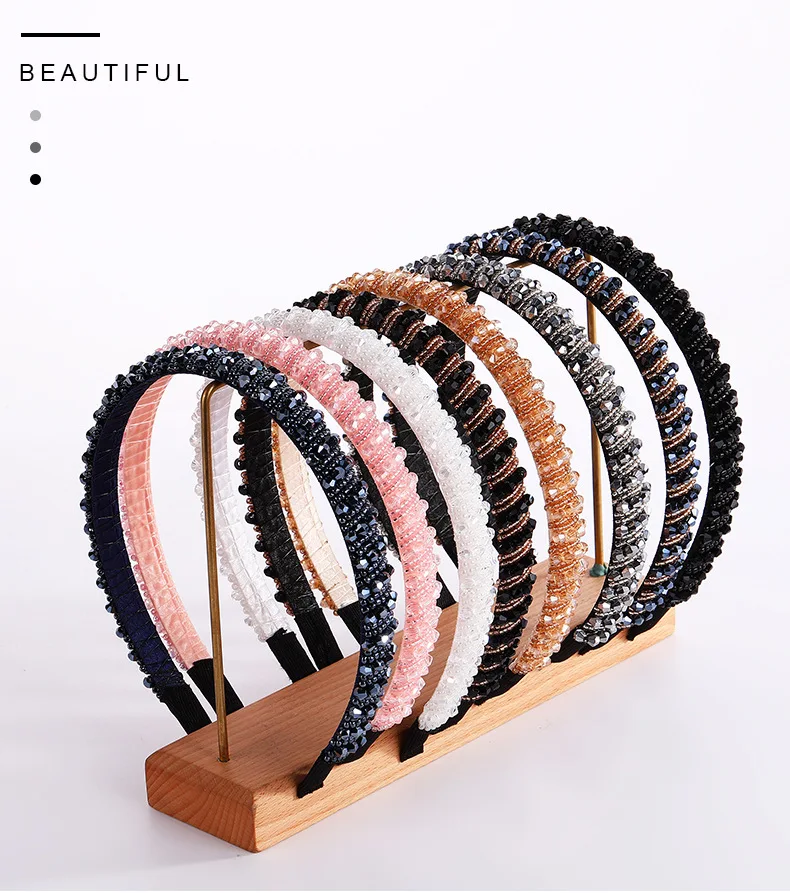 New Baroque Crystal Hair Hoop Women Small Version Sponge Thin Edge Head Hoop Korean Version Rhinestone Beaded Hair Accessories
New Baroque Crystal Hair Hoop Women Small Version Sponge Thin Edge Head Hoop Korean Version Rhinestone Beaded Hair Accessories