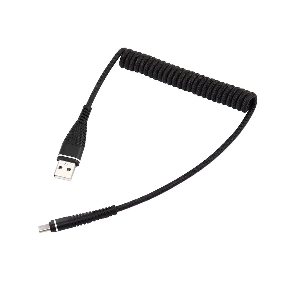 2022New Type C Cable stretched Coiled Spring Spiral Type-C Male Extension Cord Data Sync Charger Wire Charging Cable For Samsung
2022New Type C Cable stretched Coiled Spring Spiral Type-C Male Extension Cord Data Sync Charger Wire Charging Cable For Samsung