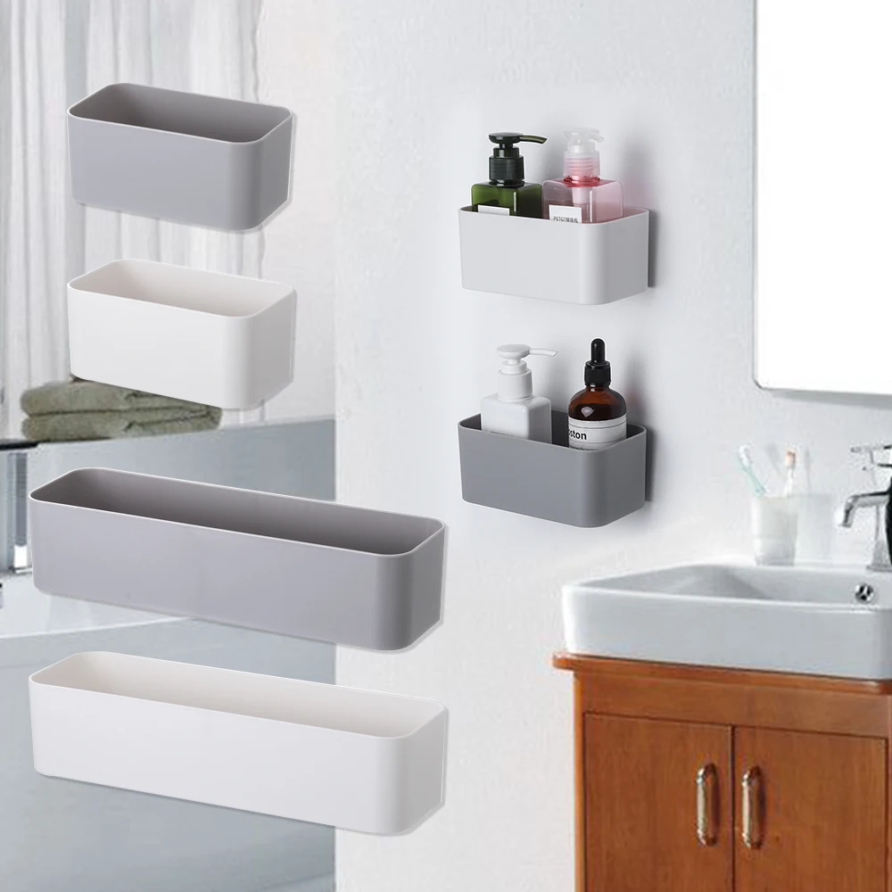 Wall Mounted Cosmetic Storage Box Bathroom Storage Rack Wall Shelf Adhesive Hanger Organizer Remote Control Holder Home Decor
Wall Mounted Cosmetic Storage Box Bathroom Storage Rack Wall Shelf Adhesive Hanger Organizer Remote Control Holder Home Decor