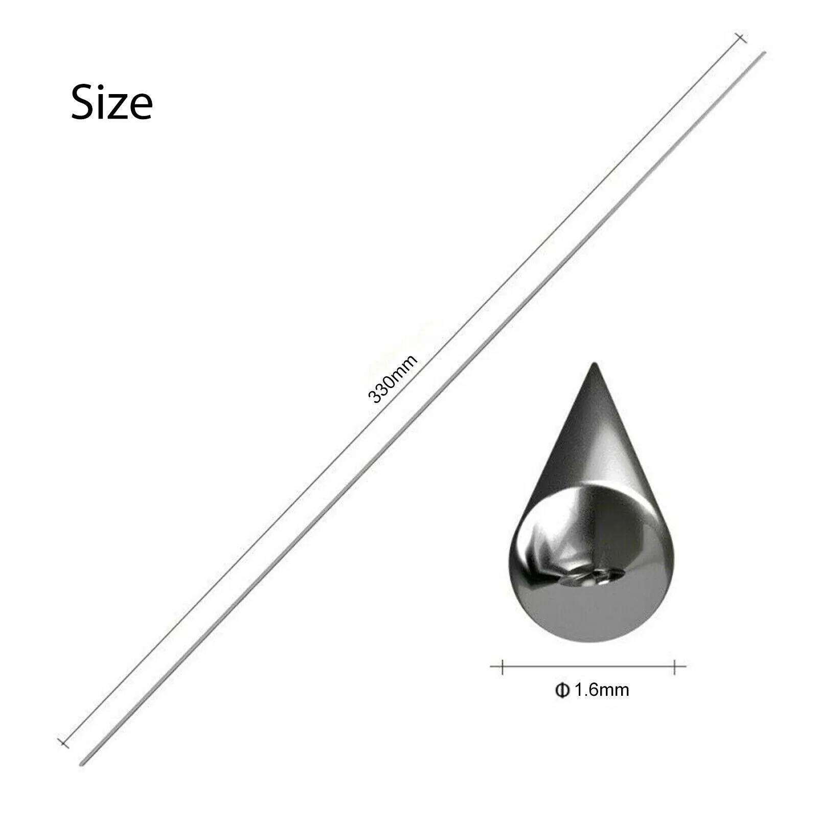 High Thermal Conductivity Durafix Aluminium Welding Rods 10/20 Pack Low Melting Point Good Processability 16/2mm
High Thermal Conductivity Durafix Aluminium Welding Rods 10/20 Pack Low Melting Point Good Processability 16/2mm