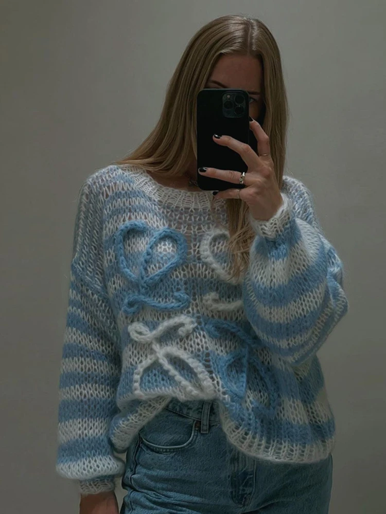 Autumn Winter Pullover Knitted Sweater Round Neck Long Sleeve Loose Casual Oversized Sweater 2023 Women Street Outwear Clothing
Autumn Winter Pullover Knitted Sweater Round Neck Long Sleeve Loose Casual Oversized Sweater 2023 Women Street Outwear Clothing