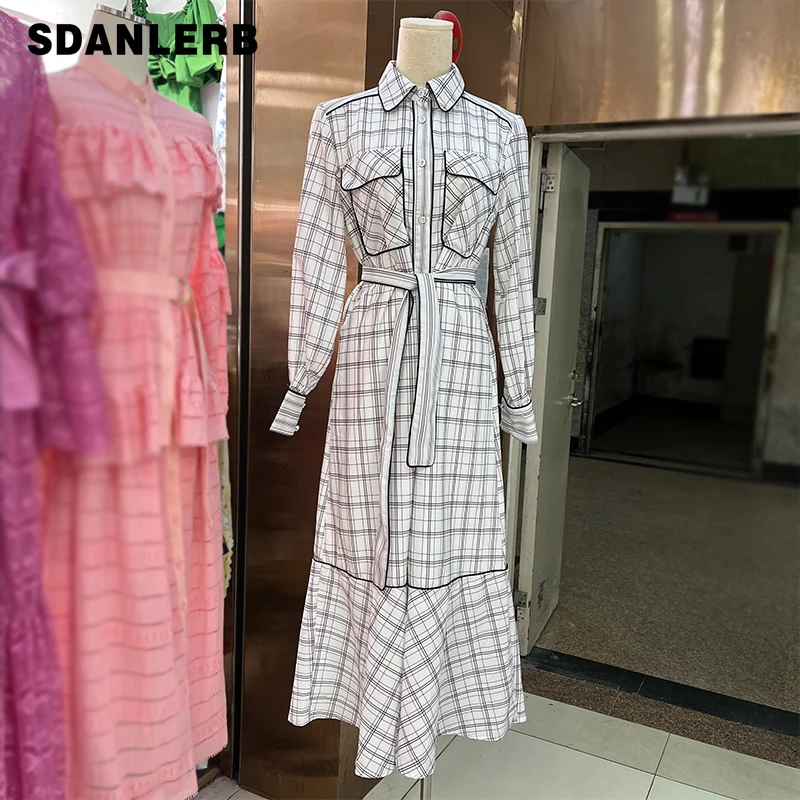 Maxi Dress 2022 Spring New National Fashion Retro Elegant Artistic Plaid Dress Women's Long-Sleeved Clothing Long Shirt Dress
Maxi Dress 2022 Spring New National Fashion Retro Elegant Artistic Plaid Dress Women's Long-Sleeved Clothing Long Shirt Dress