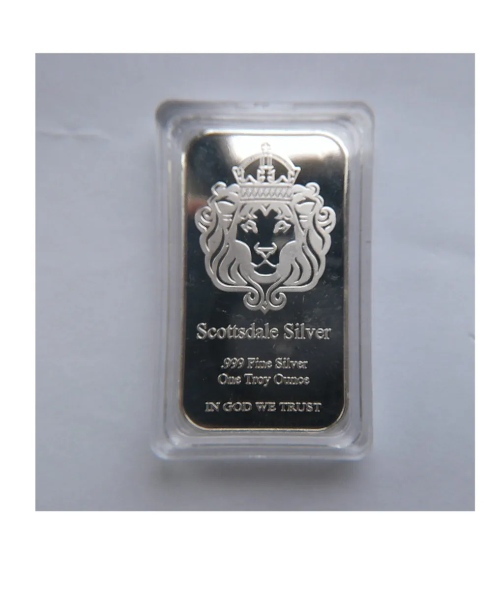 One Troy Ounce Scottsdale Silver 999 Fine Silver Bar Bullion In God We Trust Coin With Display Case One Troy Ounce Scottsdale S
One Troy Ounce Scottsdale Silver 999 Fine Silver Bar Bullion In God We Trust Coin With Display Case One Troy Ounce Scottsdale S