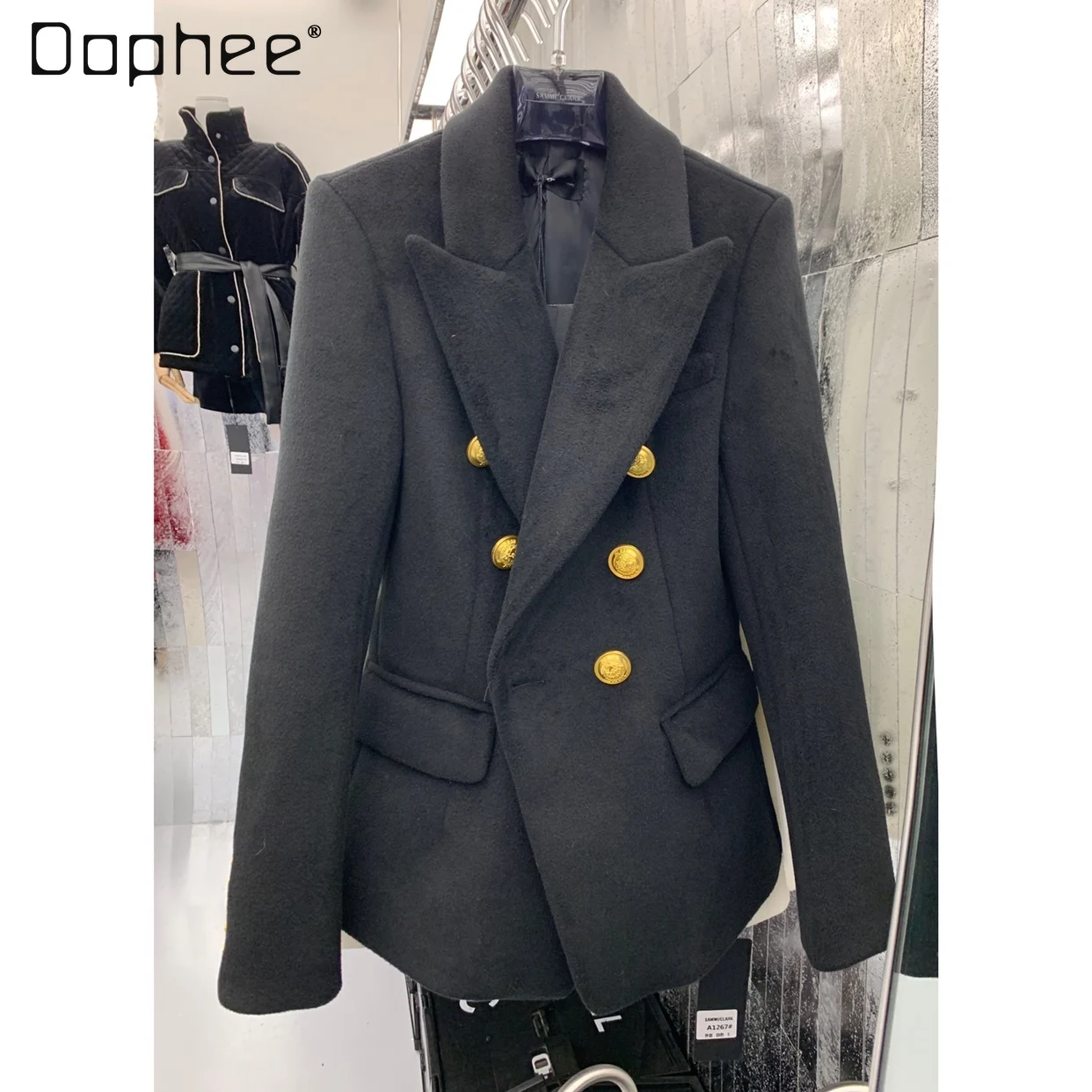 2022 Spring New Korean Fashion Women's Woolen Suit Coat Slim Fit Suit Elegant Red Double Breasted Long Sleeve Wool Overcoat
2022 Spring New Korean Fashion Women's Woolen Suit Coat Slim Fit Suit Elegant Red Double Breasted Long Sleeve Wool Overcoat