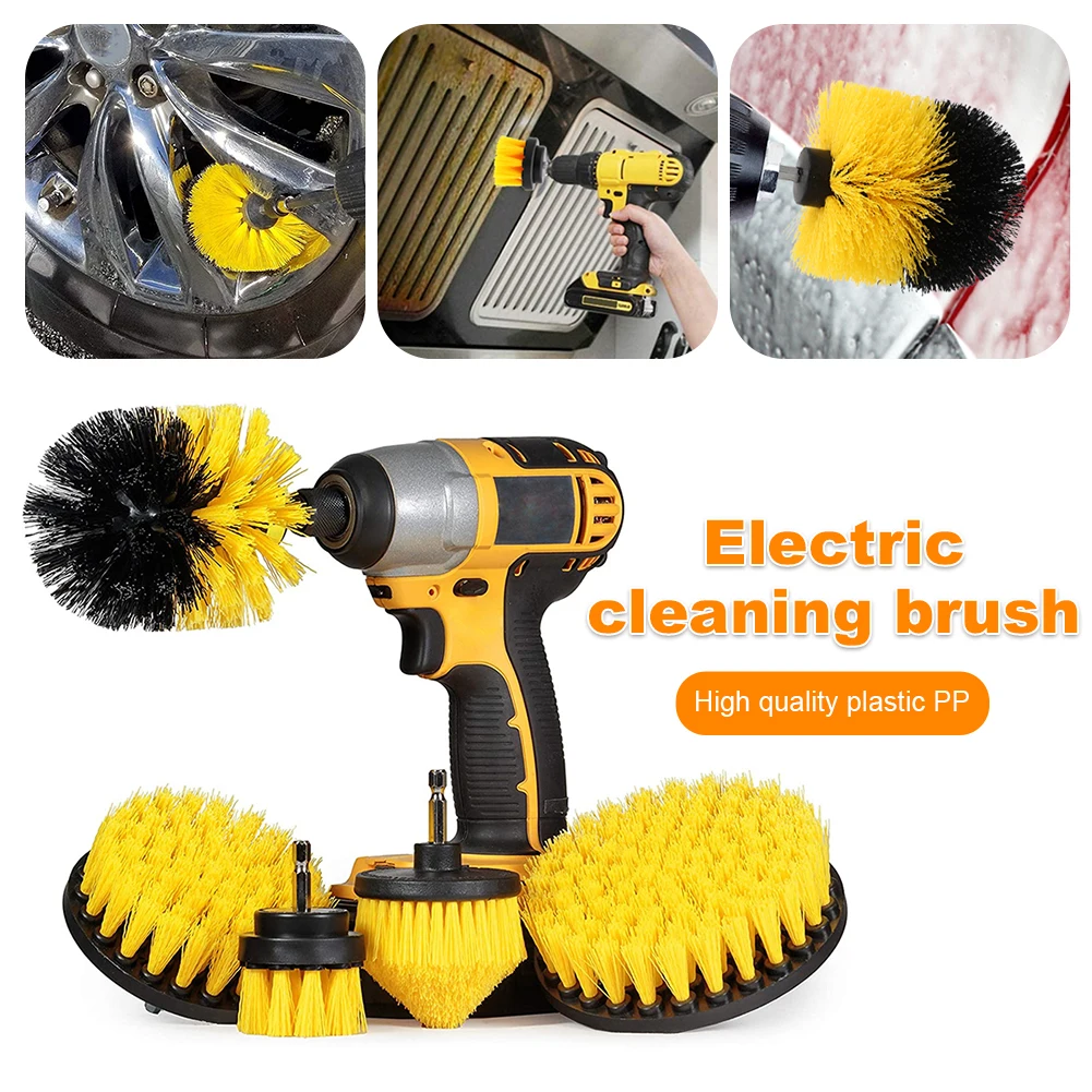 2"/2.5"/3.5"/4"/5" 5pcs Drill Brush Attachment Set Brush Power Scrubber Car Washing Brush Car Polisher Bathroom Cleaning Tool
2"/2.5"/3.5"/4"/5" 5pcs Drill Brush Attachment Set Brush Power Scrubber Car Washing Brush Car Polisher Bathroom Cleaning Tool
