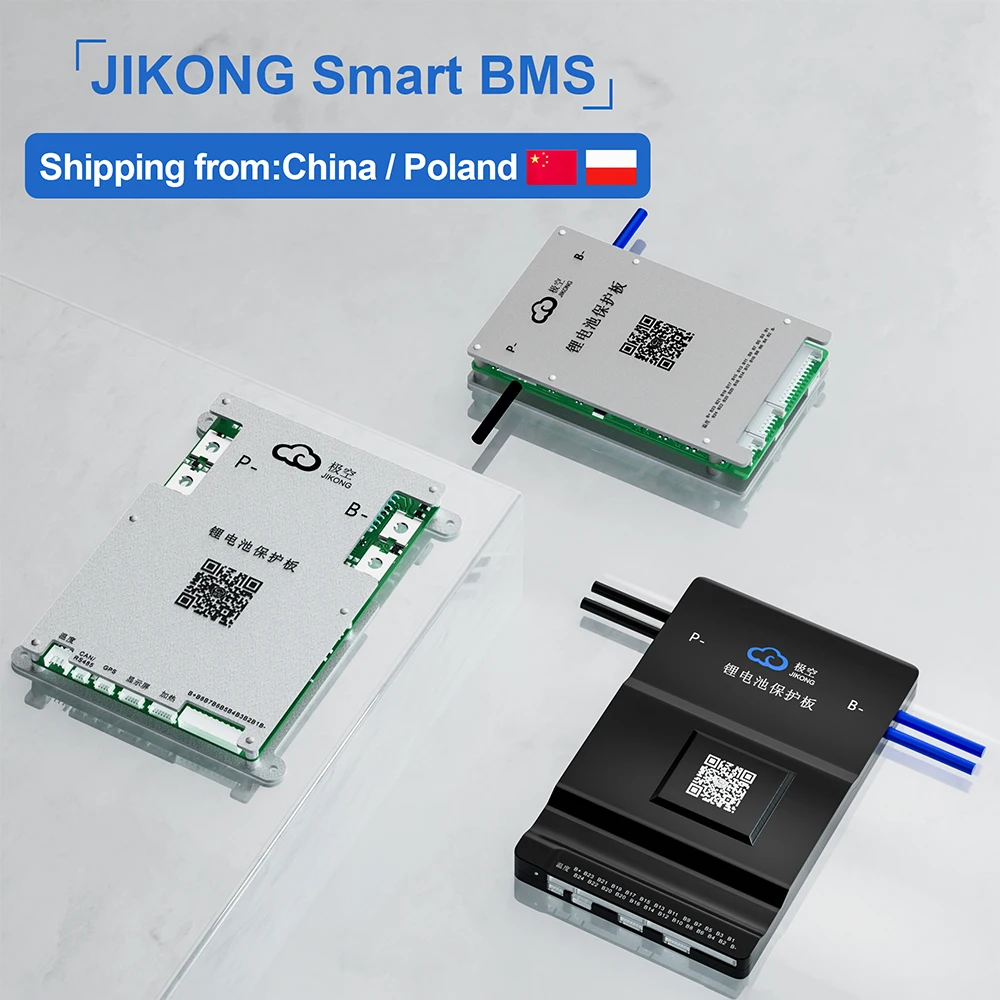 Smart JIKONG BMS Active balance current 2A B2A24S20P 18650 smart battery BMS 4S 8S 16S 24S 12V 24V 36V 48V 72V Supports BT RS485
Smart JIKONG BMS Active balance current 2A B2A24S20P 18650 smart battery BMS 4S 8S 16S 24S 12V 24V 36V 48V 72V Supports BT RS485