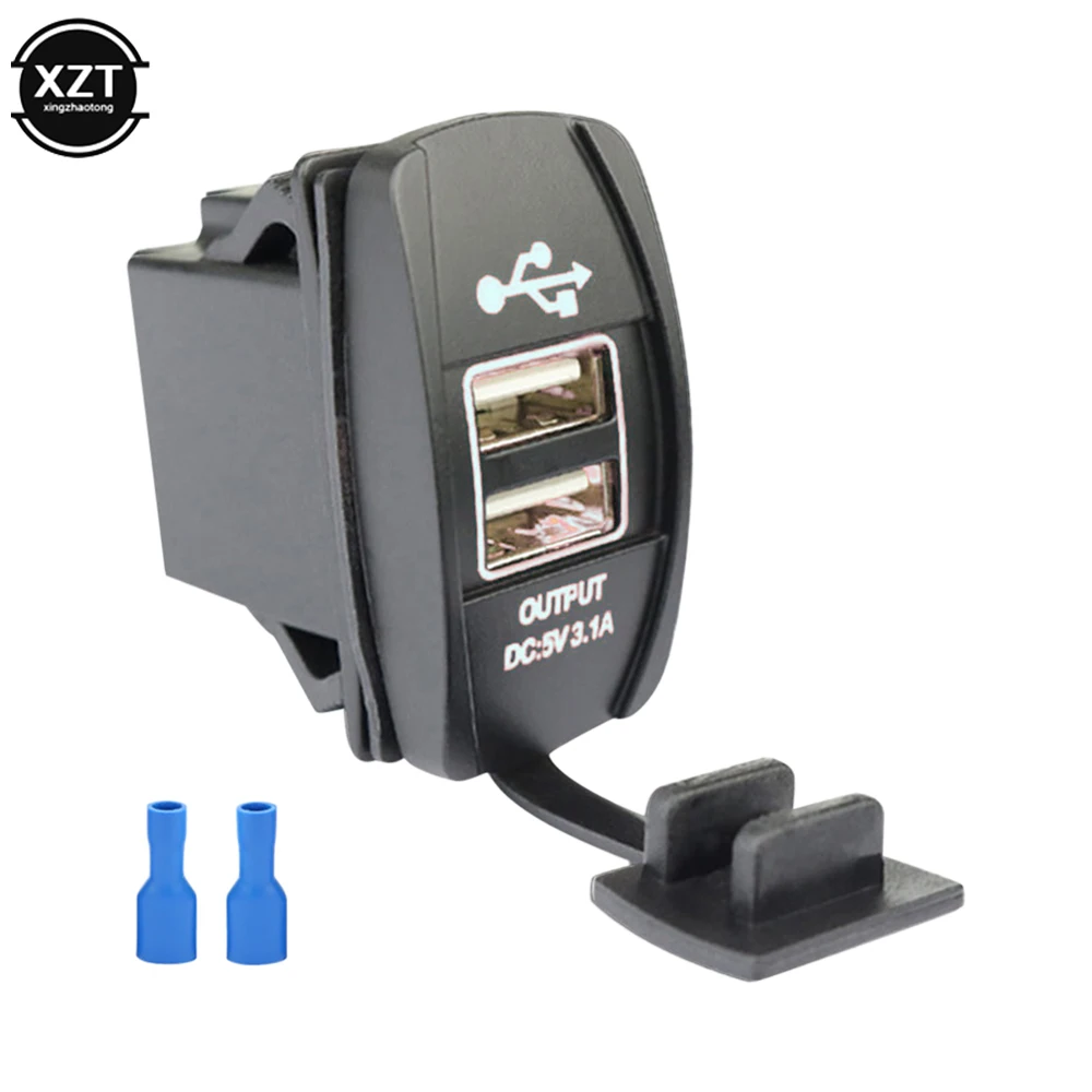 3.1A двойная USB-розетка для зарядного устройства, кулисный переключатель, водонепроницаемая розетка для автомобилей, лодок, грузовиков, автофургонов, морских транспортных средств, панель кулисного переключателя
3.1A двойная USB-розетка для зарядного устройства, кулисный переключатель, водонепроницаемая розетка для автомобилей, лодок, грузовиков, автофургонов, морских транспортных средств, панель кулисного переключателя