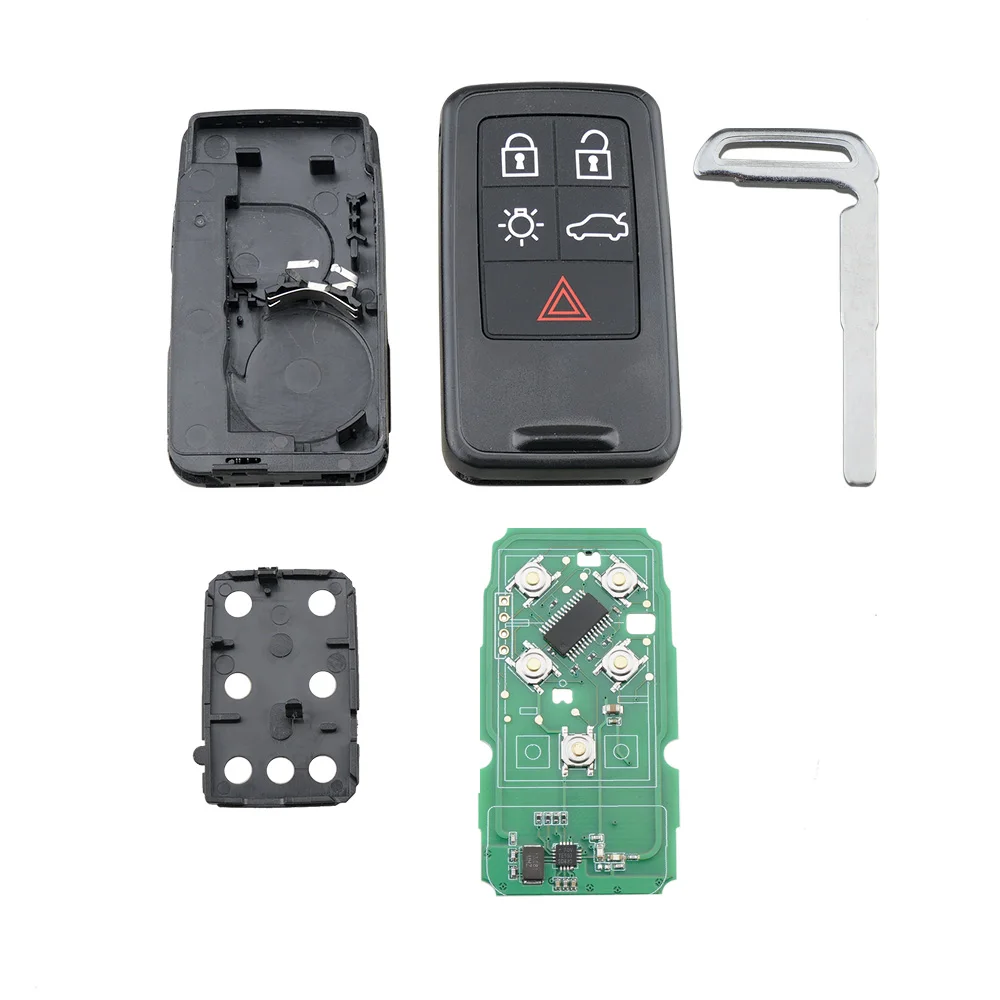 5 Buttons Smart Remote Car Key KR55WK49266 433MHz With Circuit Board Chip Battery for VOLVO XC60 XC90 S90 S60 2009-2014 Y
5 Buttons Smart Remote Car Key KR55WK49266 433MHz With Circuit Board Chip Battery for VOLVO XC60 XC90 S90 S60 2009-2014 Y