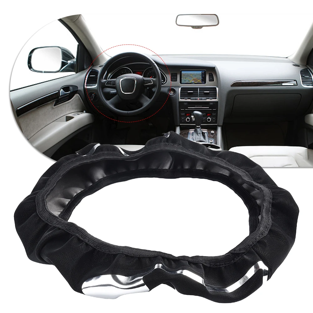 Parts & Accessories Steering Wheel Cover 15inch 1PACK 1PCS 37-38CM Black Carbon Fiber Silver Brand New For Car
Parts & Accessories Steering Wheel Cover 15inch 1PACK 1PCS 37-38CM Black Carbon Fiber Silver Brand New For Car