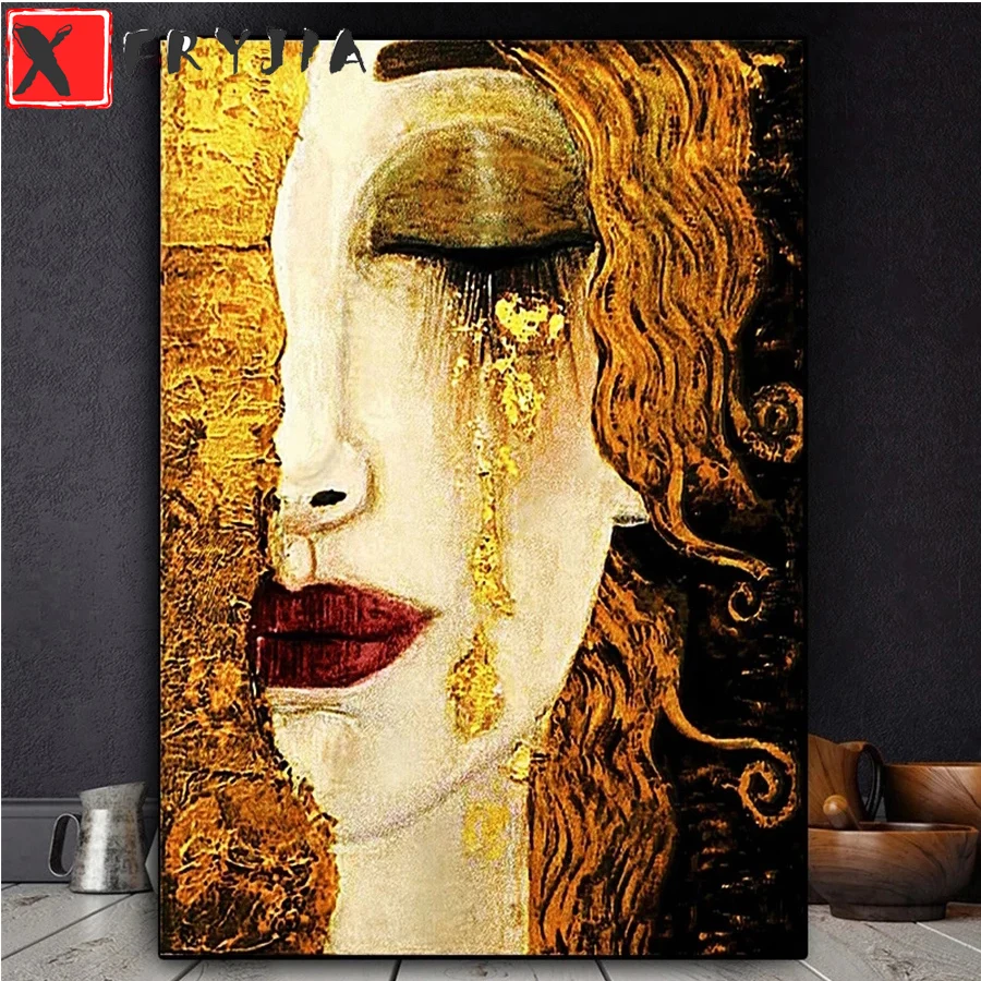 5D DIY Diamond Embroidery famous abstract art golden tears Full Kits Needlework Diamond Painting Cross Stitch Decor For Home
5D DIY Diamond Embroidery famous abstract art golden tears Full Kits Needlework Diamond Painting Cross Stitch Decor For Home