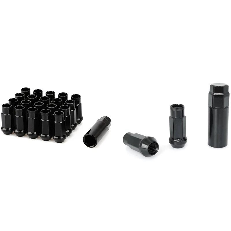 Lug Nut Open Wheel Nut, Tapered Acorn Seat, 20 Forged Lock Nuts Racing Nut and 1 Nut Socket Key (Black)
Lug Nut Open Wheel Nut, Tapered Acorn Seat, 20 Forged Lock Nuts Racing Nut and 1 Nut Socket Key (Black)