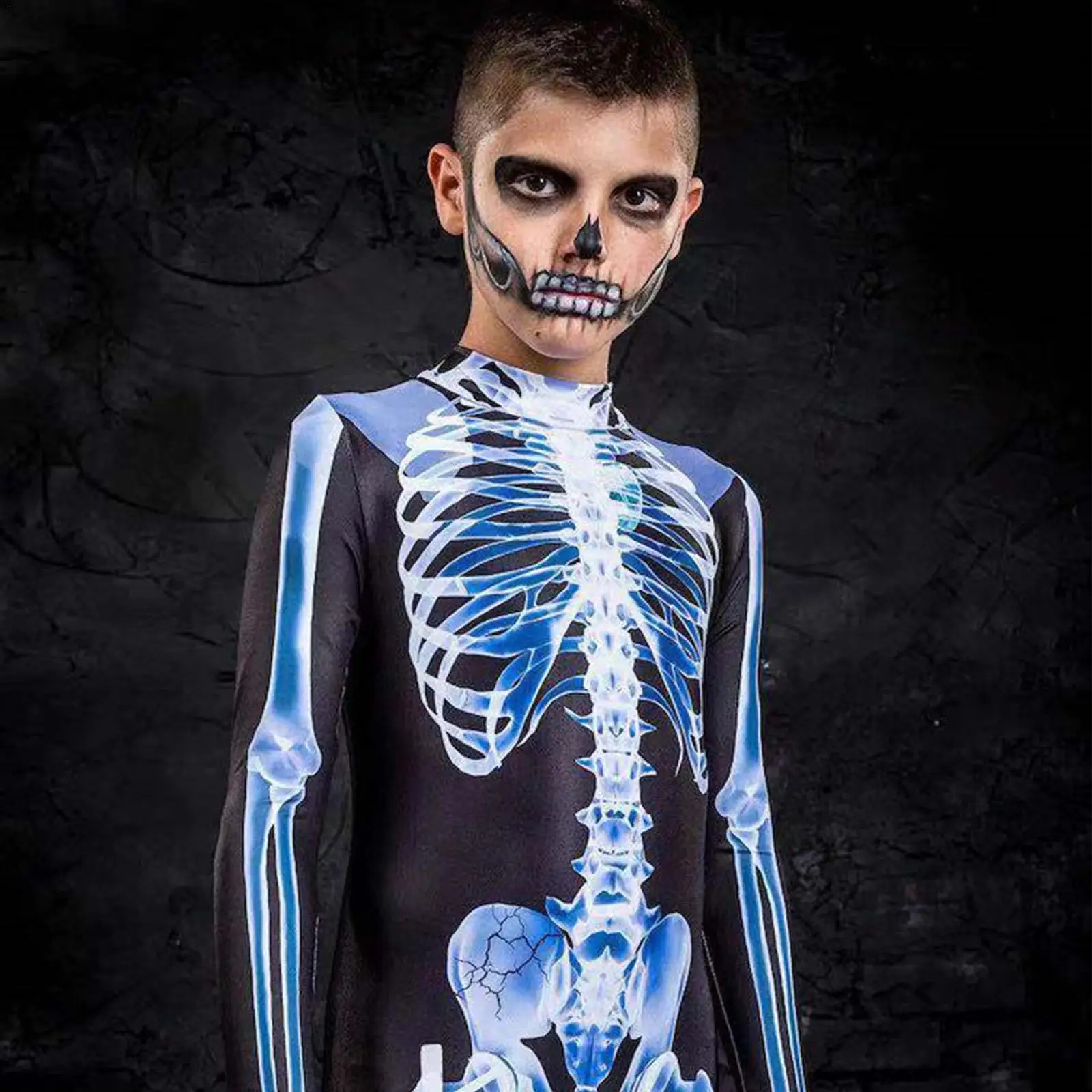 Sexy Skeleton Bodysuit Adult Skeleton Print Halloween Jumpsuit Carnival Performance Cosplay Ghost Bodysuit Party Scary Cost C2x6
Sexy Skeleton Bodysuit Adult Skeleton Print Halloween Jumpsuit Carnival Performance Cosplay Ghost Bodysuit Party Scary Cost C2x6
